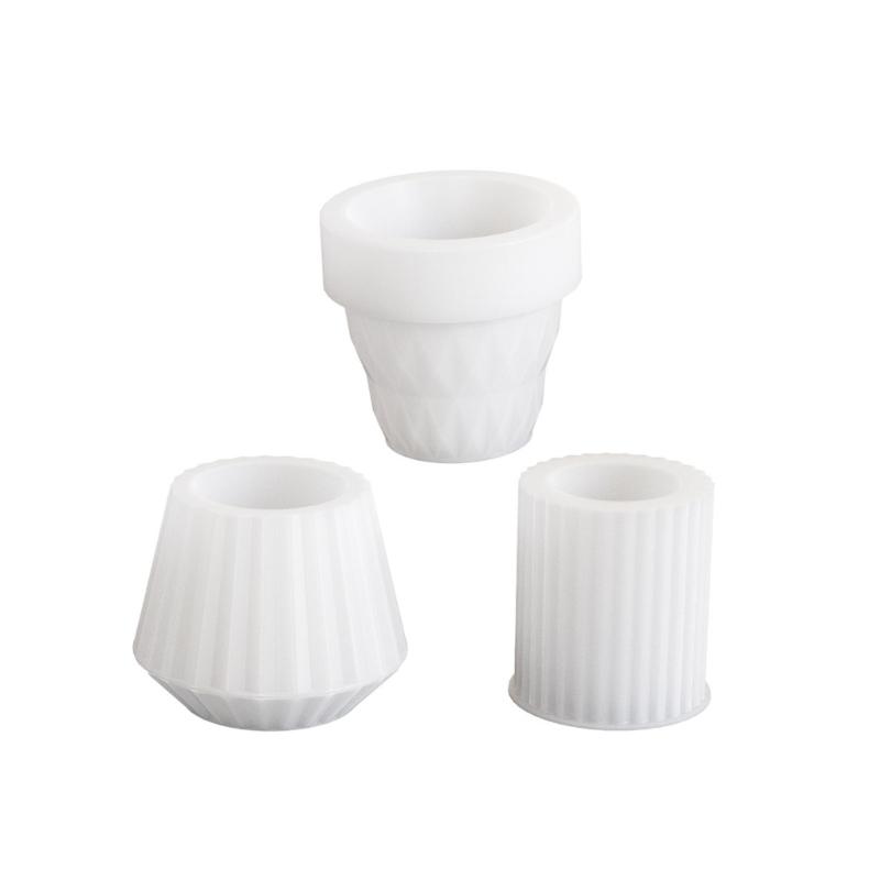 Delicate Epoxy Resin Vases Mold Functional Flowerpot Vases Container Mold for Crafting Unique Gift and Ornaments