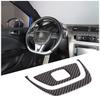For SEAT Leon Mk2 1P 2008-2012 Soft Carbon Fibre Car Central Control Gear Shift Air Outlet Panel Trim Sticker Car Accessories F6