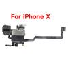 Earpiece Ear Speaker Flex Cable  Replacement For iPhone X XR XS 11 12 Mini Pro Max  With Light SenSor NO Face ID