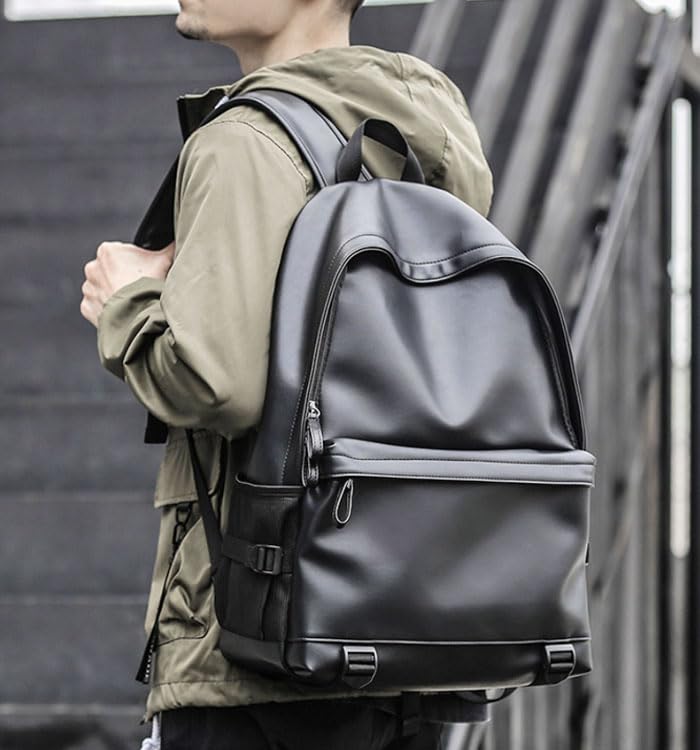 COTEN Backpack for Men and PU Large Perfect for and Stylish Backpack for and High School with Inner Cute and Street Faux Leather Backpack Women,