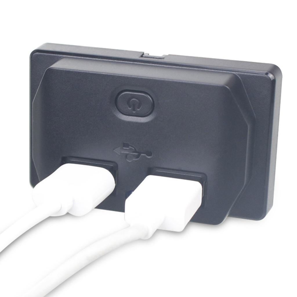 Doppel-USB-Autoladegerät Buchse 3,1A Telefonladeausgang Netzteil Geeignet für Motorrad Boot Marine LKW ATV Wohnmobil