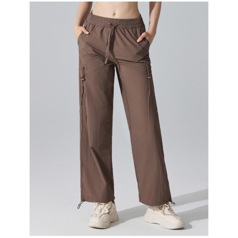 Women's High Waisted Wide Leg Windproof Yoga Track Pants