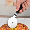 Kółko do pizzy Stal nierdzewna Nóż do pizzy z wygodnym uchwytem Odporne na rdzę Wałek do ciasta Kółko do ciastek Ravioli Do