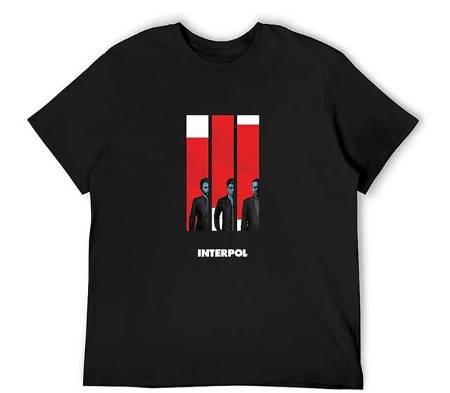 NEW INTERPOL Band Gift For Christmas Black Short Sleeve All Size Shirt AR424 XXXXL