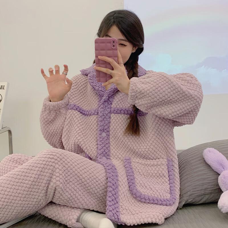 

Очаровательная красота Женская зимняя теплая домашняя одежда