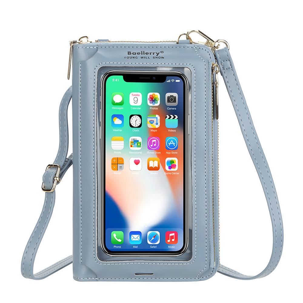 Baellerry Mode Frauen Schulter Taschen Künstliche Leder Telefon Tasche Klassische Design Handtaschen Zipper Umhängetasche Messenger Taschen Geldbörse