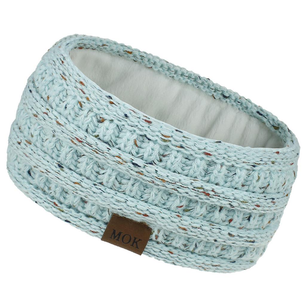 Damen-Mode, hält warm, Strick-Stirnband, handgefertigt, Sport-Haarband