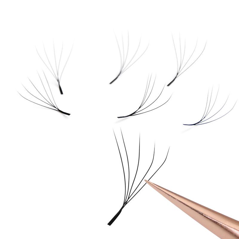 ANNAFRIS 5D Four-Leaf Clover Easy-Anchor Soft Dense W-Shape Pre-made Fan Eyelashes