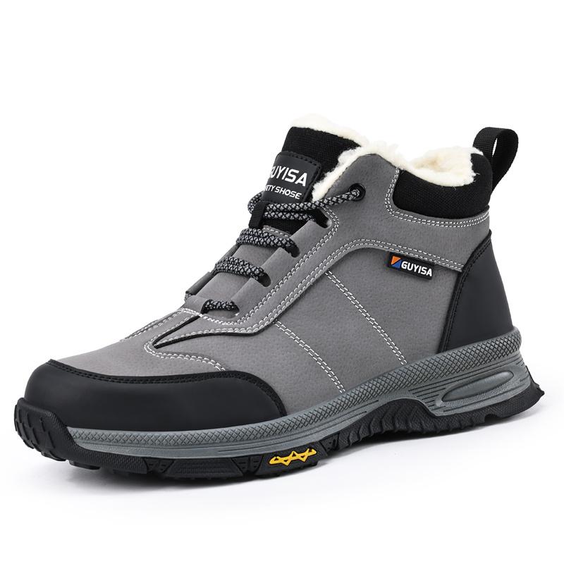 

Fashion Men S Protective Boots Steel Toe Cap Indestructible Safety Work Shoes Sneakers Anti Smashing Construction Male Footwear 37
