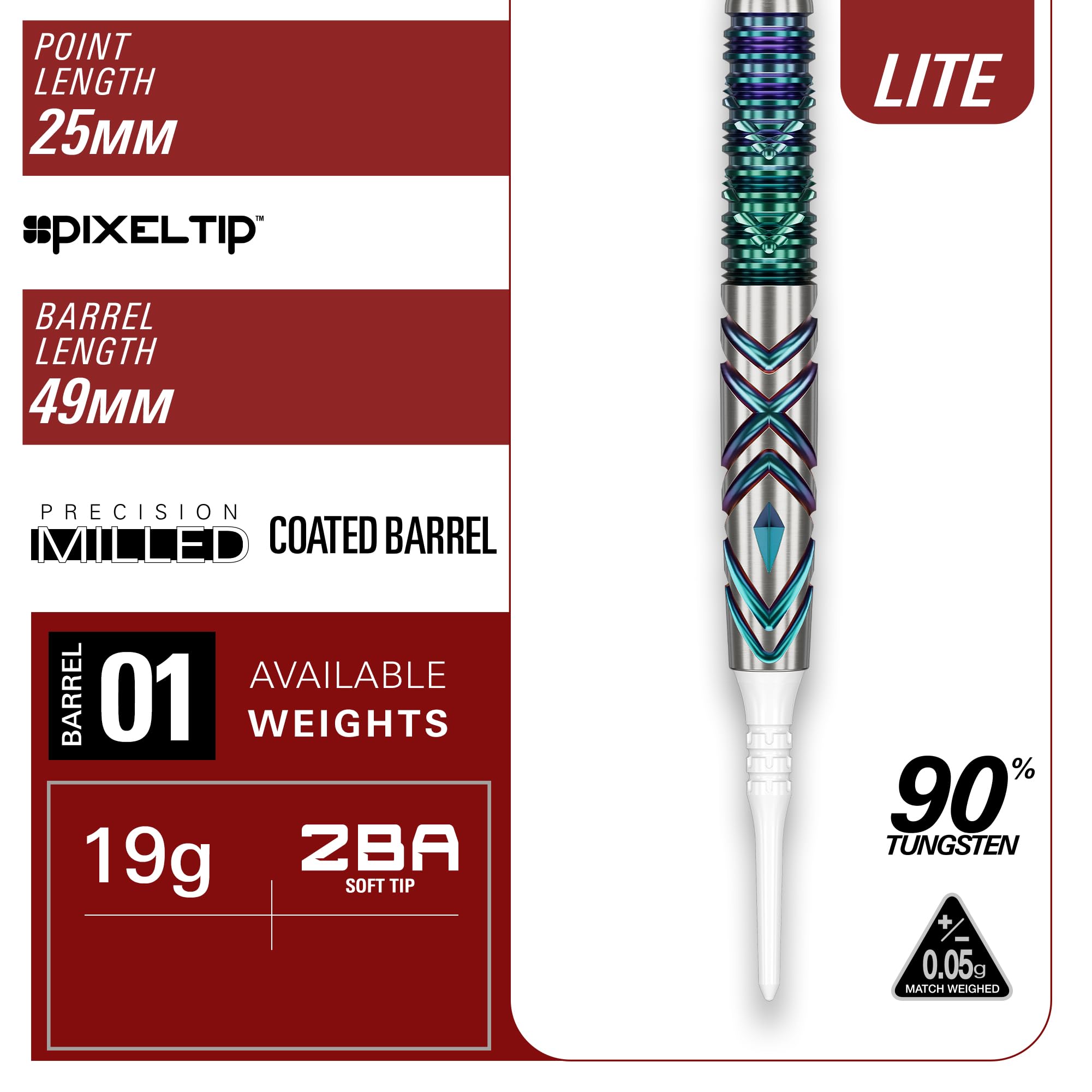 Buy Target Japan THE MIRACLE G6 LITE 2BA SOFT TIP DARTS Suzuki