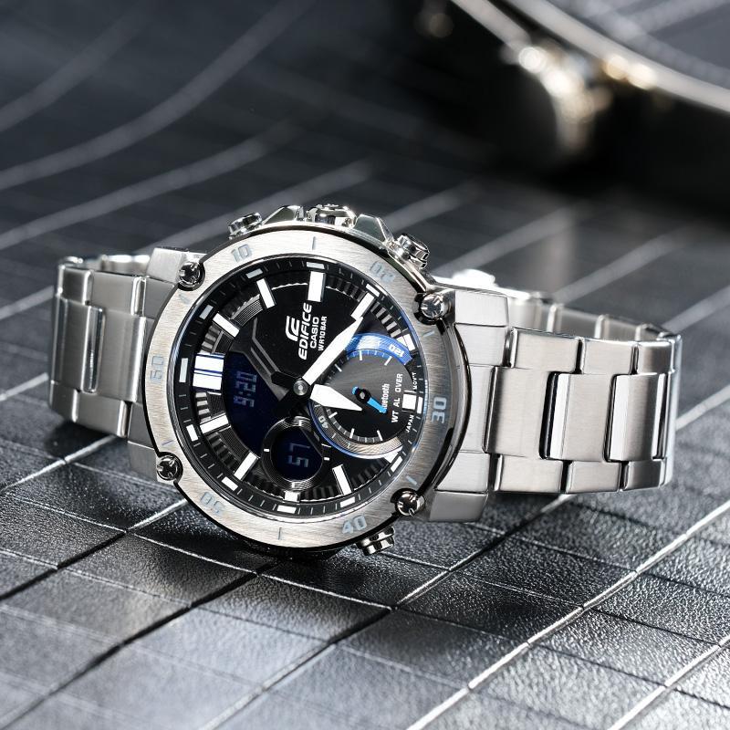 CASIO Men EDIFICE Black Watch ECB-20YDB-1APR ECB-20YDB-1APR