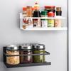 Space Saving Refrigerator Magnetic Storage Rack For Kitchen Bathroom Garage No Tool Installation