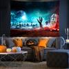 New Horror Halloween tapestry party background Horror night decoration banner hanging cloth atmosphere cloth home decoration