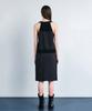 Sillot Block Jersey Midi Skirt (Charcoal)