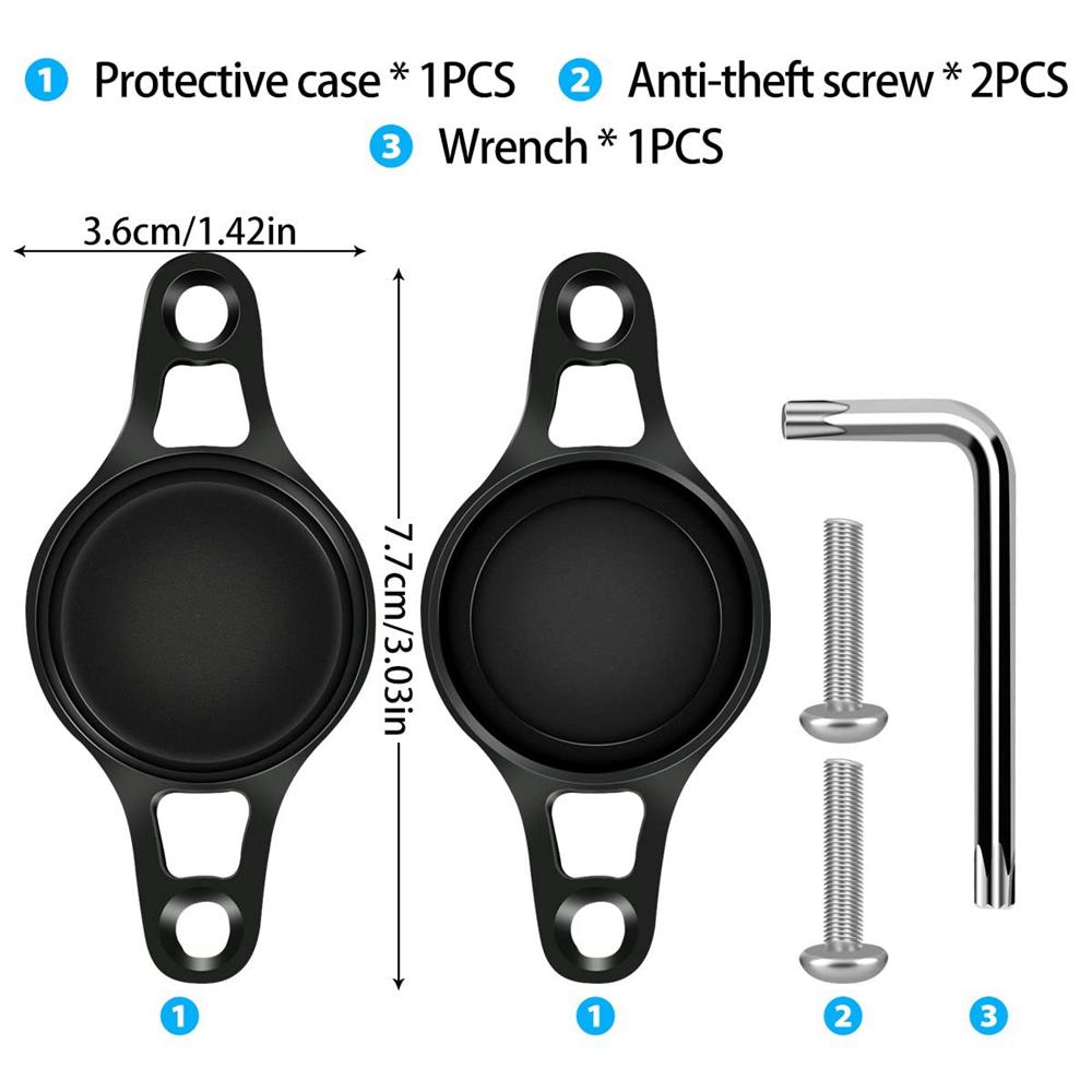 Bicycle Anti-Theft Tracking Protective Cover Bike Locator Case Holder Compatible with AirTag Anti-Loss Tracker Protective Sleeve