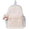 Schoolbag lightweight backpack female leisure travel student schoolbag female ins wind Korean version girl contrasting color backpack