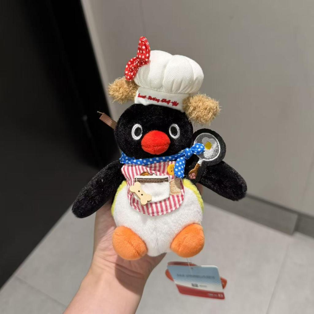 Genuine Penguin Family Bag Charm - Autumn/Winter Series Plush Toy Keychain