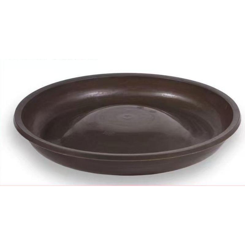 

Large Round PE Feed Bowl for Chickens, Ducks, Pigs | Durable & Anti-Crush Feeding Trough | Farm & Household Use светло-серый