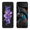 Macaw Pirate Phone Case For Samsung Z Flip 7 6 5G Galaxy Z Flip 5 4 3 Black Hard Cell Cover Luxury PC Shell Coque