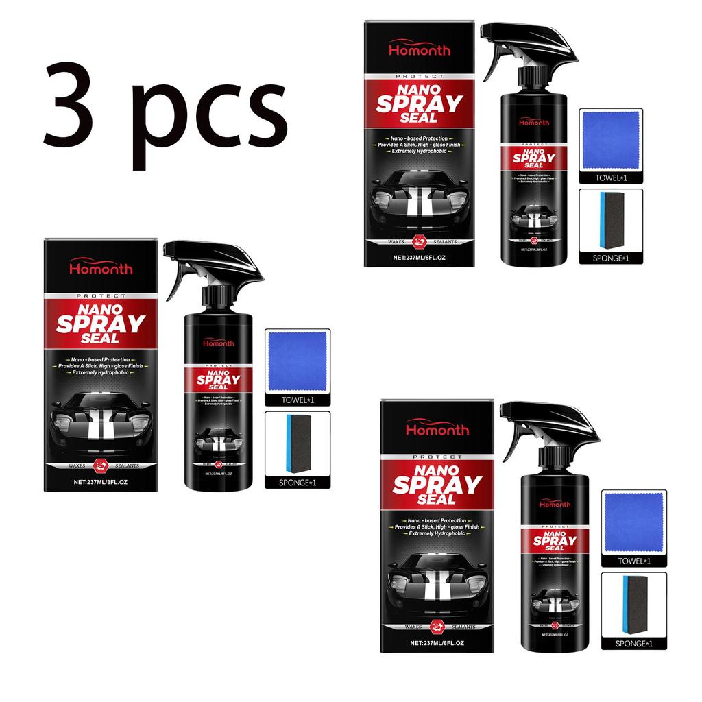 Homonth Zestaw Nano Spray do Naprawy Rys Samochodowych 1 Zestaw - Wysokowydajny Nano Spray do Powłoki Antykorozyjnej Samochodu, Nano Spray do Naprawy Rys Samochodowych, Spray do Powłoki Samochodowej