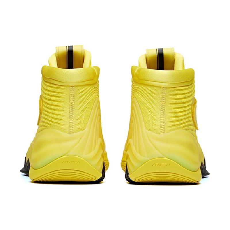 Anta KT6 Thompson 'Dragon' Abrasion Resistant Breathable High Top Basketball Shoes Men's Yellow Sneakers 112041101-10