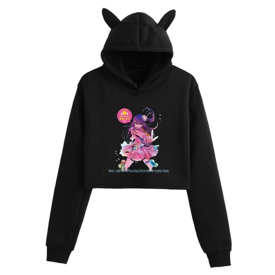 2023 Japanese Anime Oshi No Ko Starry Child Cat Ear Hoodie
