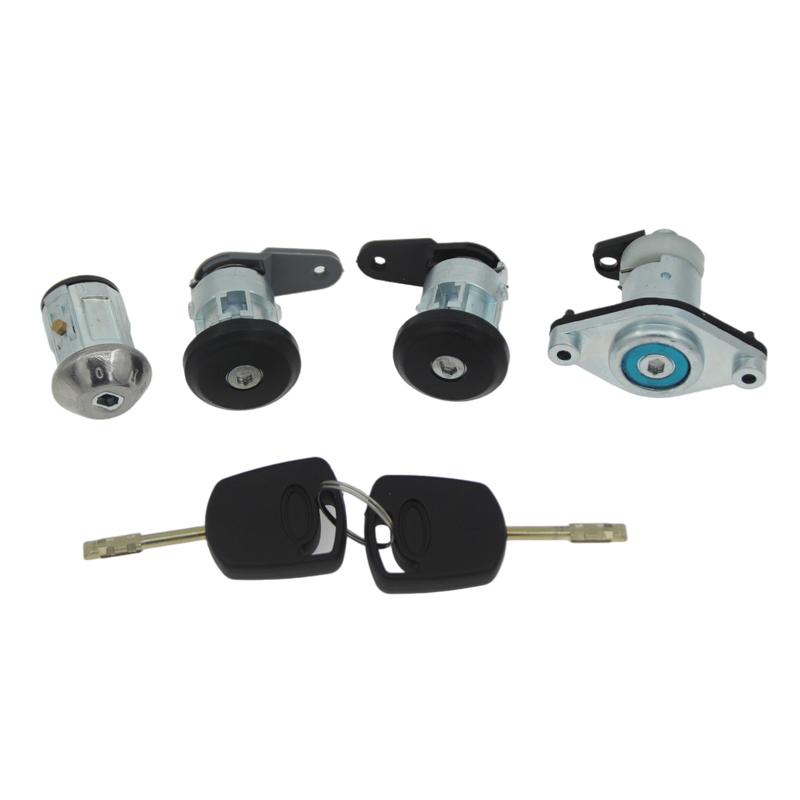 Complete Lock Set Ignition Switch Door Trunk Lock Cylinder With 2 Keys For Ford Ka After 2012 CS5AB22050AA AL327
