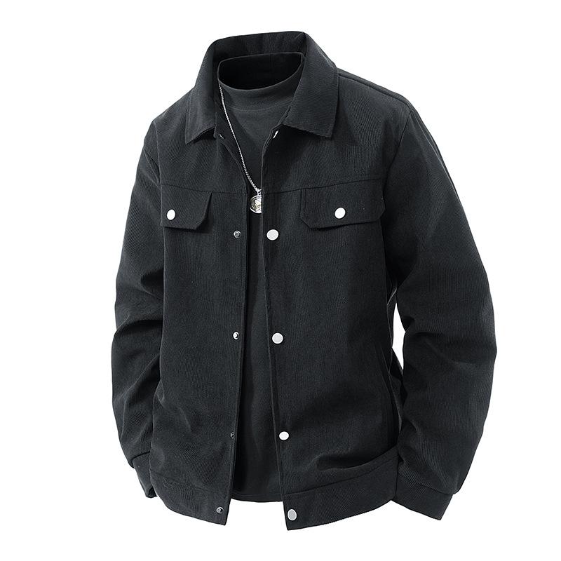 Men's Retro Spring and Autumn Fashion New Jacket, Loose Korean Version Casual Versatile Coat