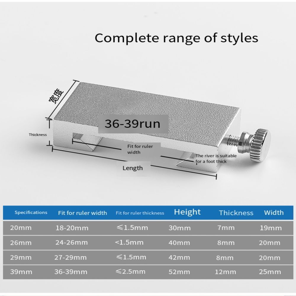 Clear Scale Woodworking Steel Ruler Corrosion Resistant Measuring Mark  Carpentry