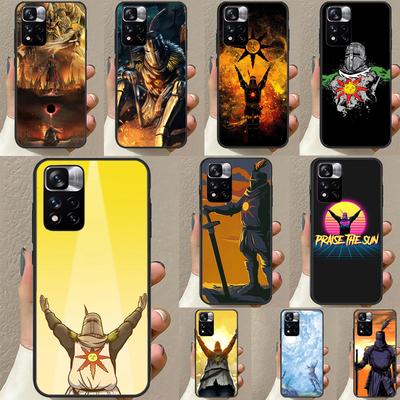 Praise the Sun Dark Souls For Redmi Note 11 Pro Case For Redmi Note 12 8 9 10 Pro 8T 9S 10S 11S 12S 12C 9C 10C Coque