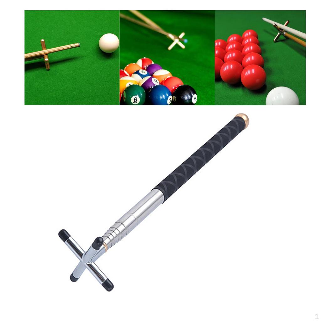 Extendable Billiards Cue Head Length Extends for Pool Table Training