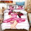 3D Anime Tokyo Mew Mew Bedding Set Duvet Cover Full Queen King Size Pillowcase Bed Print Bed Set Aldult Kid Bedroom Single Twin