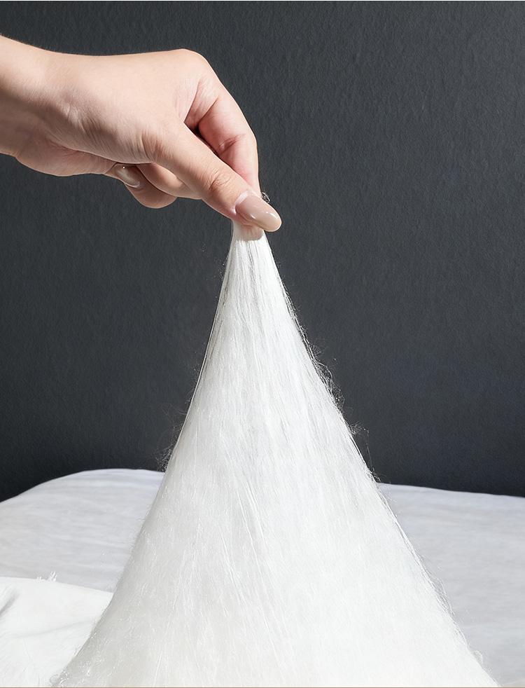 100% Cotton Non Dyeing Handmade Silkworm Long Thread Quilt Core