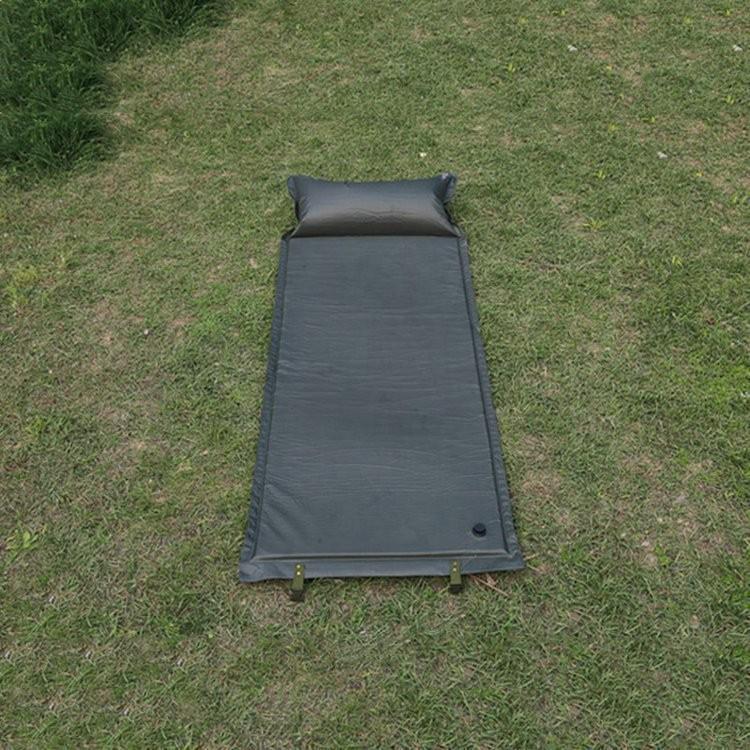 Green Portable Self-Inflating Outdoor Camping Mattress зелёный