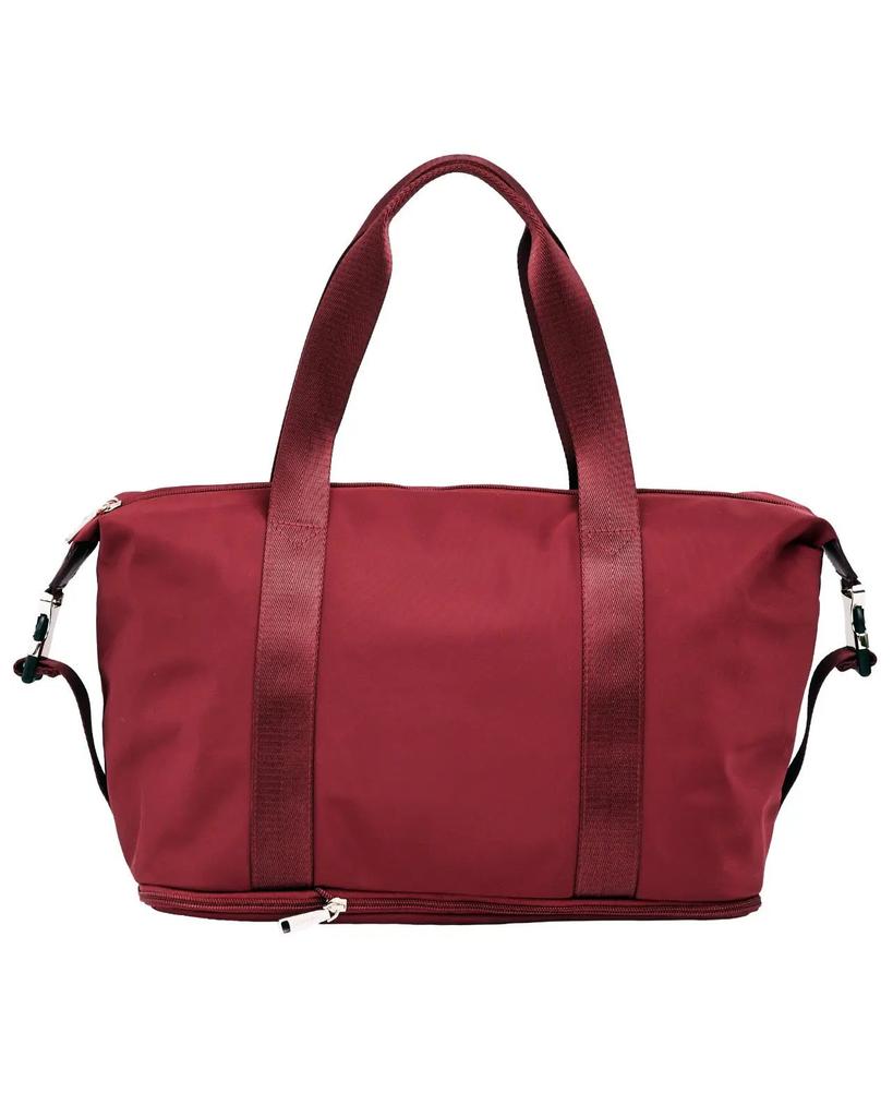 Rosella Large Women' Bag With Expandable Function Dark Red