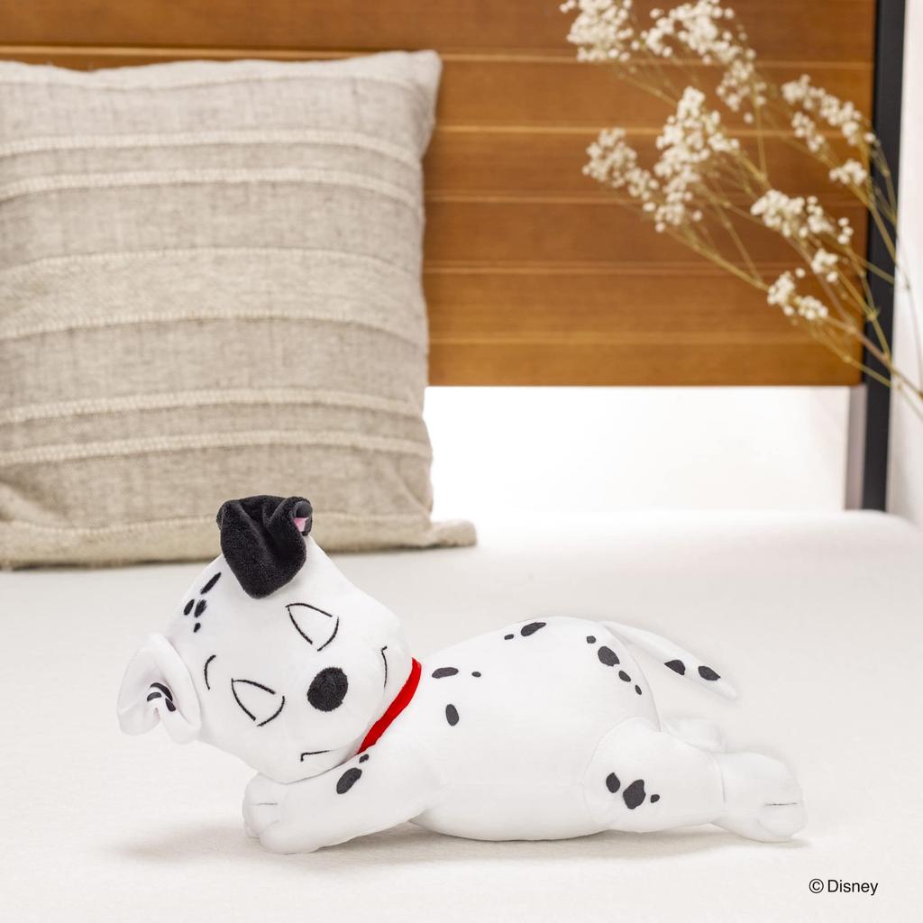 MORIPiLO Disney Body Pillow Dalmatians Sleeping S 30cm Stuffed Toy Cushion 28x15x15cm White Birthday Gift Cute Soft Disney Character Pillow Morishita