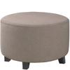 Jacquard Ottoman Cover Stretch Ottoman Slipcover Round Ottoman Storage Cover Folding Stool Covers Furniture Protector Cover