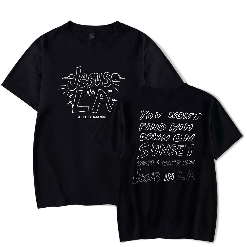 ГОРЯЧАЯ модная летняя женская мужская футболка с коротким рукавом Alec Benjamin Fitness Clothing Новая мужская футболка Косплей футболка XS