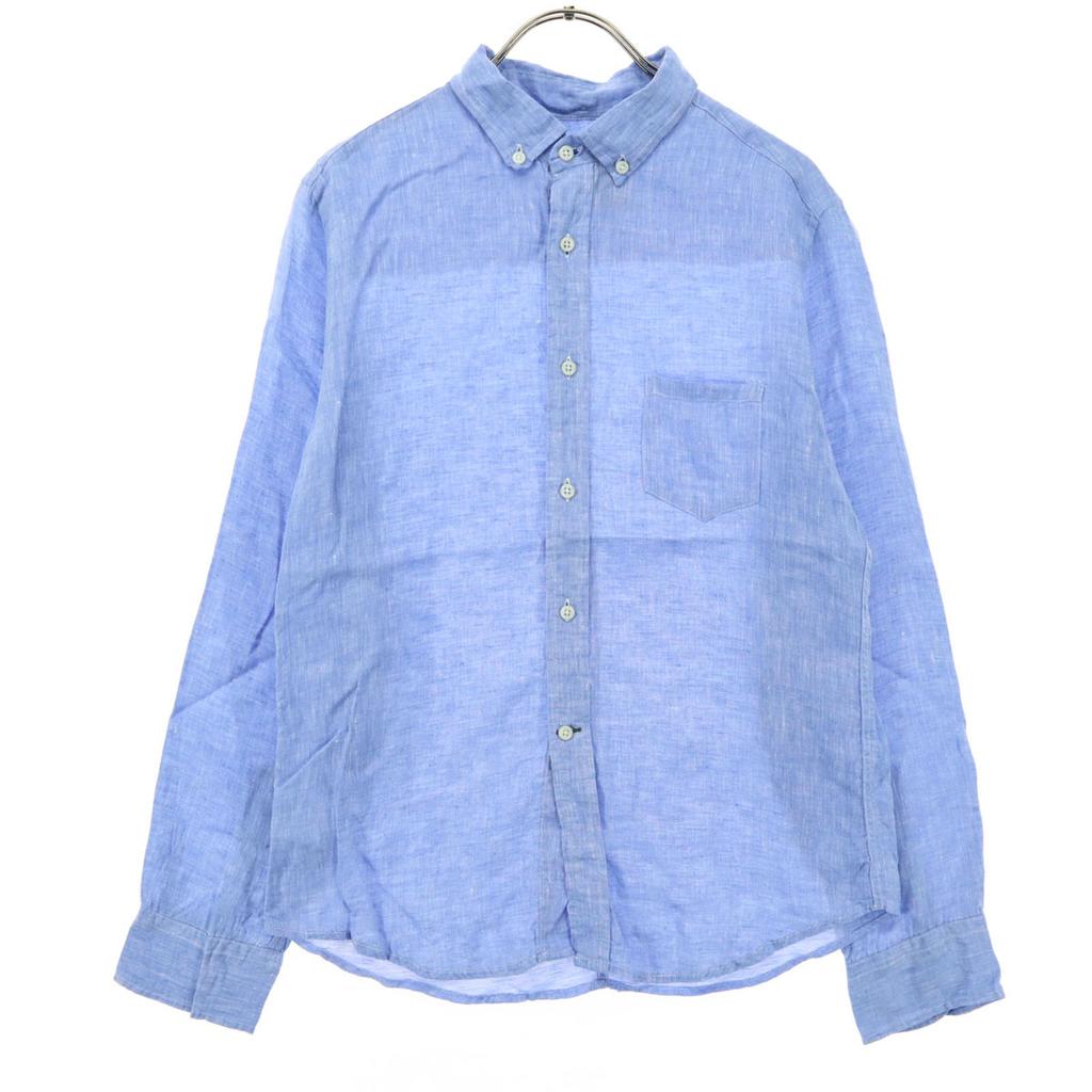 Beauty Products GITMANBROS. USA Long Sleeve Button Down Linen Shirt M Men's Used