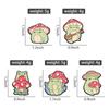 3-10Pcs Cartoon Brooch Set Christmas Frog Space Mushrooms Joker Black Cat Dog Enamel Pins Animal Lapel Badge Jewelry Wholesale
