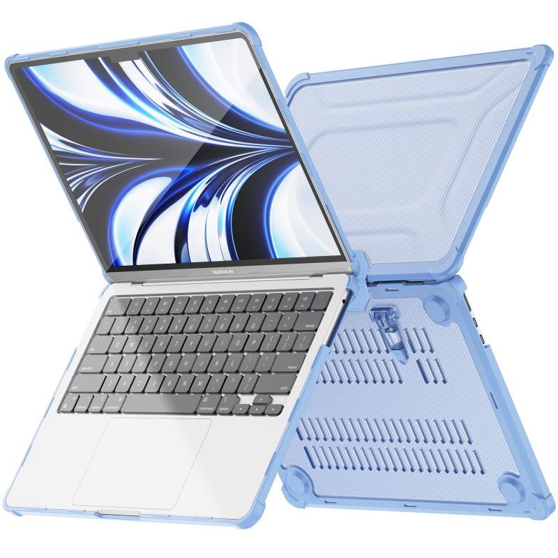 MacBook Air 13.6 Inch Protective Case With Starry Sky Design Built-in Stand Students Office Travel