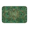 Flower of Life In Lotus Mandala Front Entrance Doormat Sacred Geometry Meditation Anti-Slip Bathroom Mat Room Floor Mat