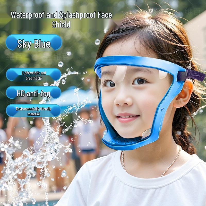 

Anti-Fog Waterproof Children s Drifting Water Fight Goggles & Visor Set