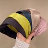 New Korean Retro Exquisite Wide-edged Headband for Women's Satin High-end Temperament Headband Versatile Face Washing Headband