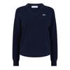 Womens/Ladies Ribbed V Neck Regular Sweater Top