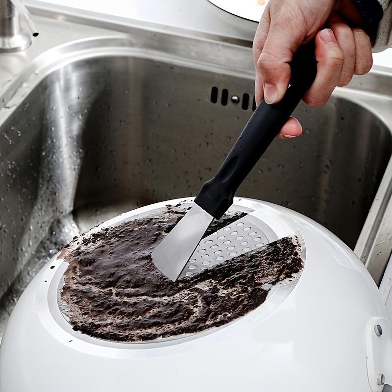 1PC Stainless Steel Multifunctional Fume Shovel Cleaning Shovel Cleaning Knife Small Shovel Scraper Cleaning Artifact Kitchen Gadget