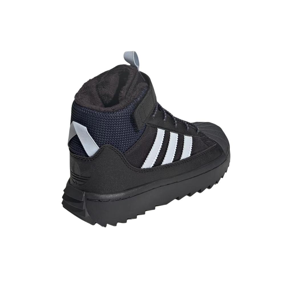 Adidas Originals Superstar Winter Trek Comfortable Soft Outdoor Shoes Kids Shoes Black JQ0344