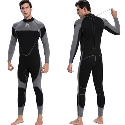 Erkekler 3mm Neopren Wetsuit Sörf Yüzme dalgıç kıyafeti Dalış Elbisesi