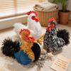 Peluche Gallo Cartone Animato Grande Giocattoli Peluche Animali Cartoni Animati Tacchino Peluche Bambole Pollo Morbido per Bambine Bambini Regalo Decorazione Casa
