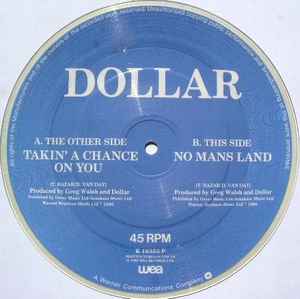 

7inch Record DOLLAR - Takin A Chance On You K18353P WEA 1980 UK Pop Used